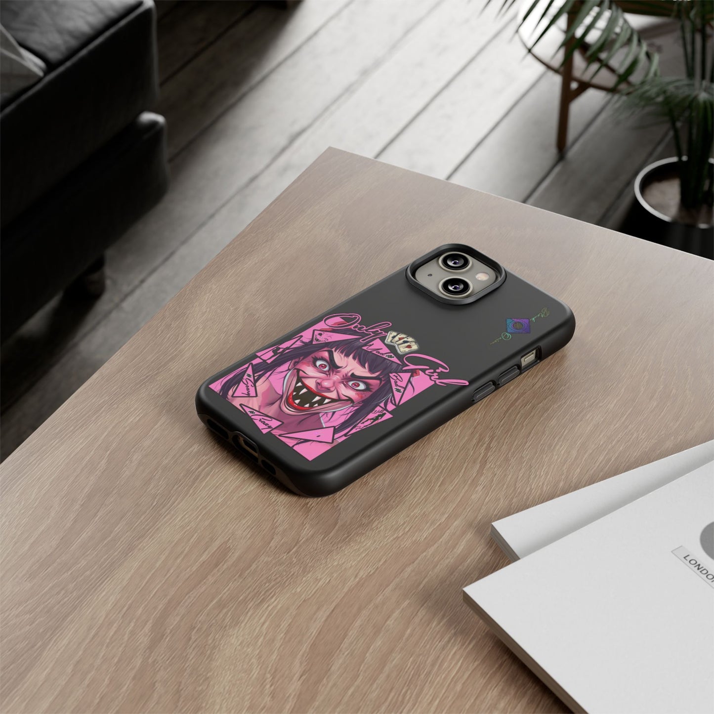BlackOnion Brand New Phone Case - with Motivational Workout Motif’ Mad Girl💋🌸 ‘🔥🫵