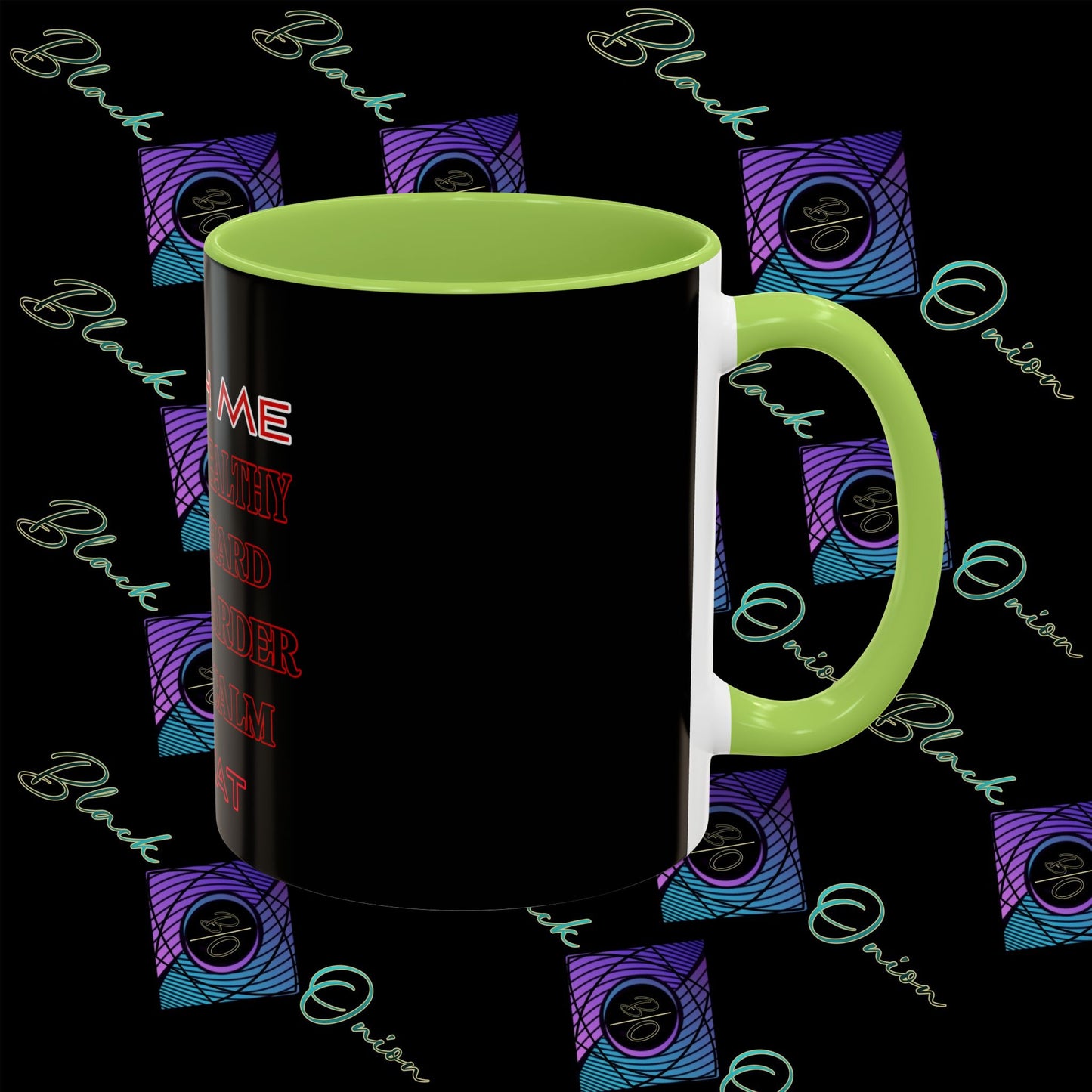 BlackOnion Coffee Mug Serial 2 with Workout Motif ‘Watch me’🫵🔥💪