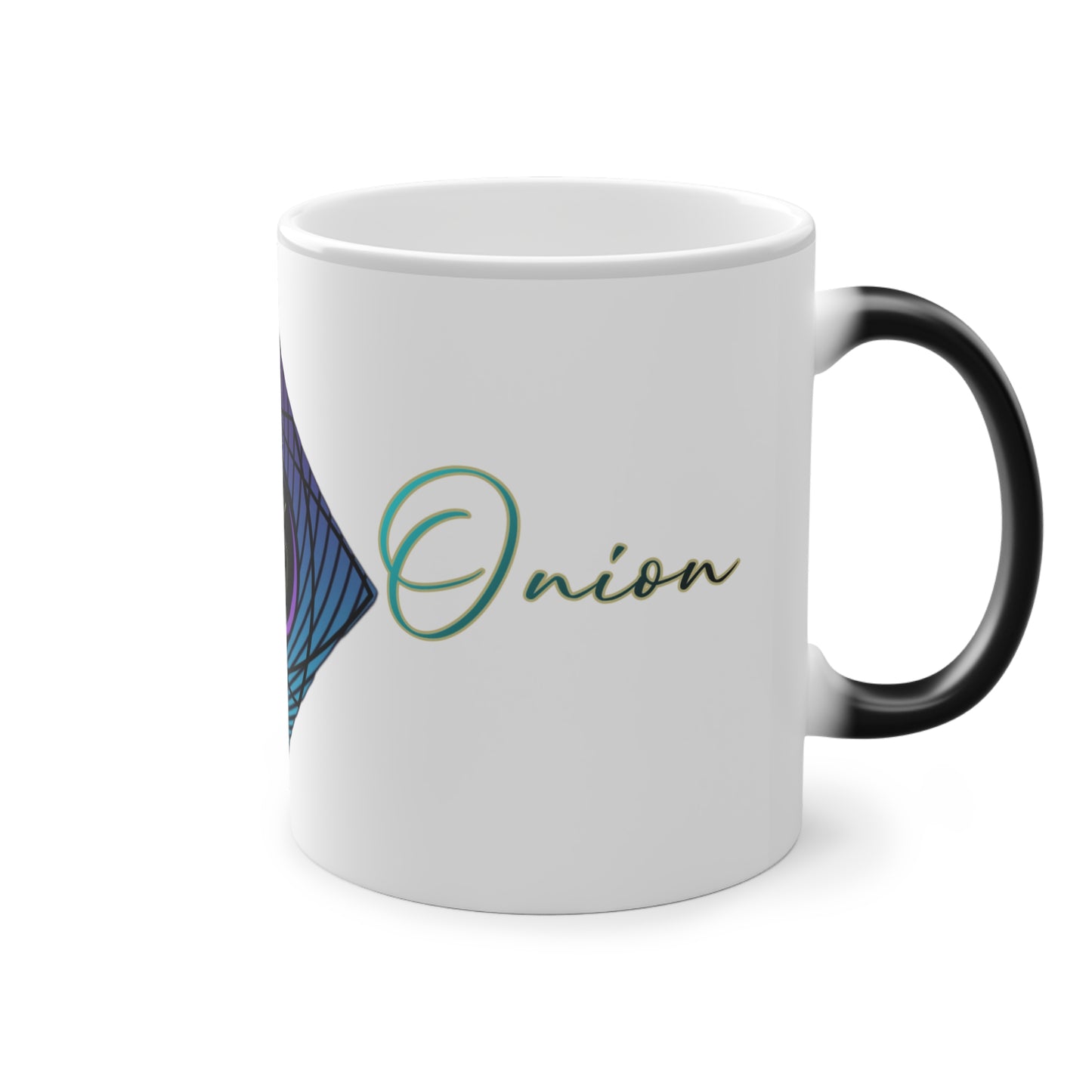 BlackOnion Color Changing Mug with Workout Motif  💪🔥🫵