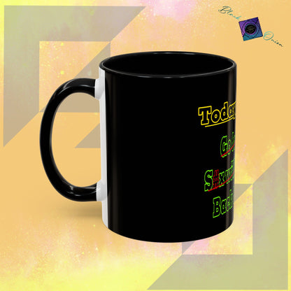 BlackOnion Coffee Mug 2 with Workout Motif ‘Today To Do List V2’🫵🔥💪