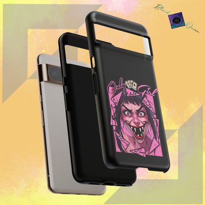 BlackOnion Brand New Phone Case - with Motivational Workout Motif’ Mad Girl💋🌸 ‘🔥🫵