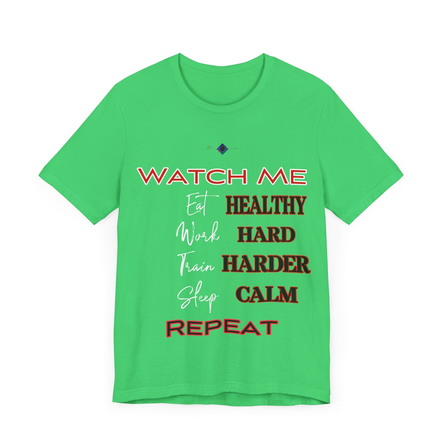 BlackOnion "Watch Me" T-Shirt with Workout Motif V3  💪🔥