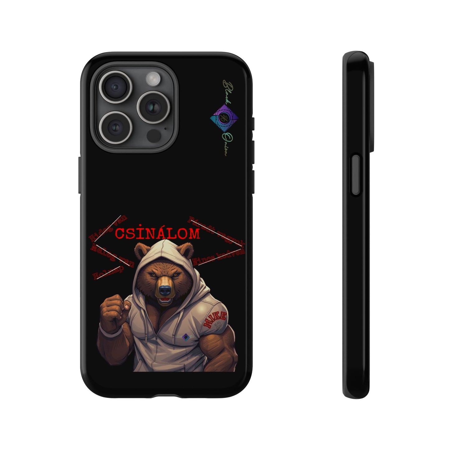 BlackOnion Brand New Phone Case - with Motivational Workout Motif ‘Csinálom ‘💪🔥🫵