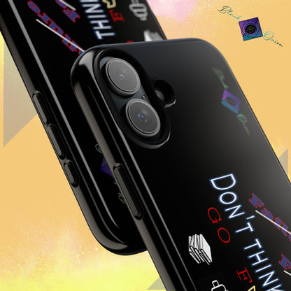 BlackOnion Brand New Phone Case - with Motivational Workout Motif’Don’t think ‘💪🔥🫵