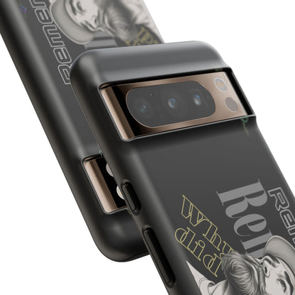 BlackOnion Brand New Phone Case - with Motivational Workout Motif’Remember ‘💪🔥🫵