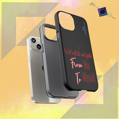 BlackOnion Brand New Phone Case - with Motivational Workout Motif’We’ll walk ‘💪🔥🫵