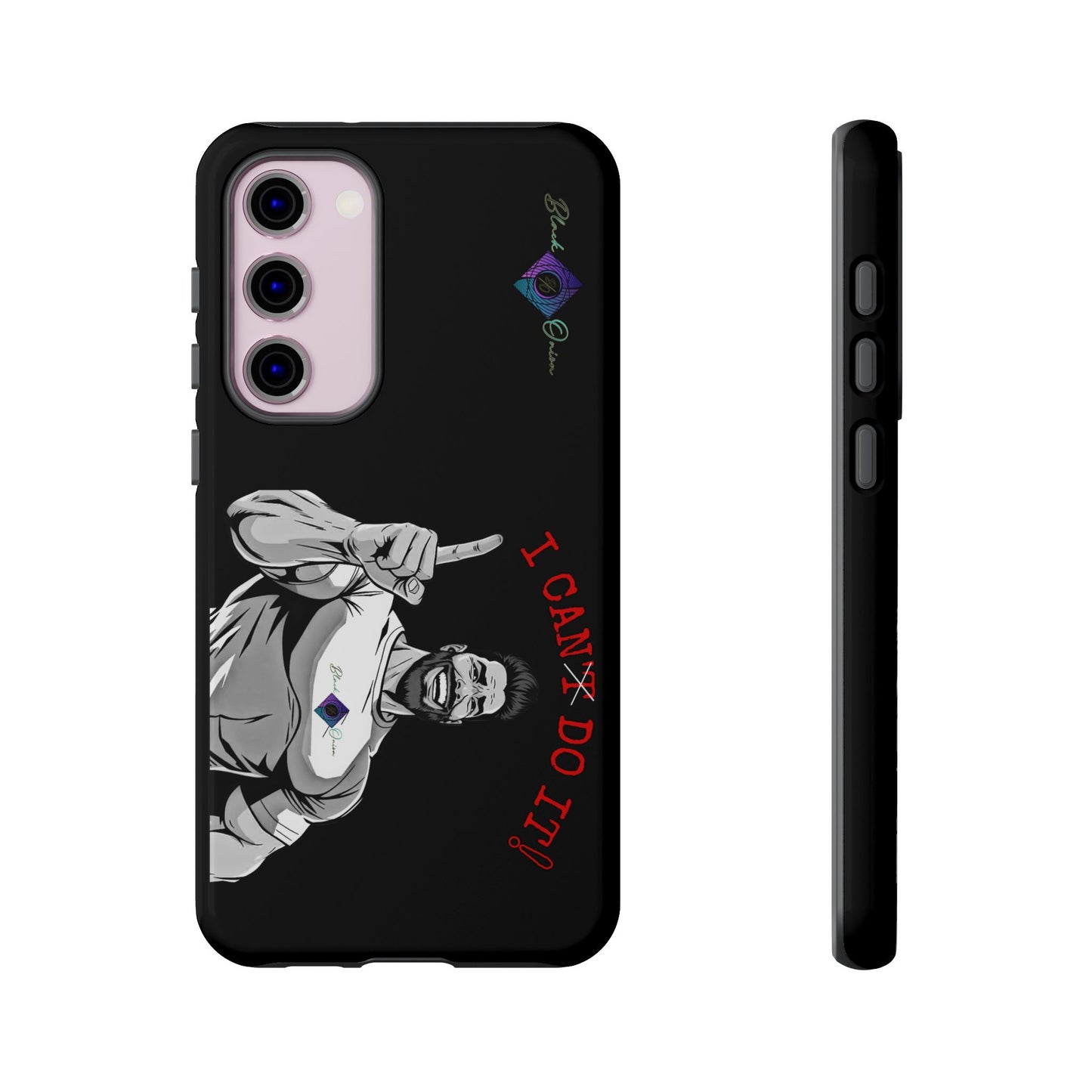 BlackOnion Brand New Phone Case - with Motivational Workout Motif’I Can Do It ‘💪🔥🫵