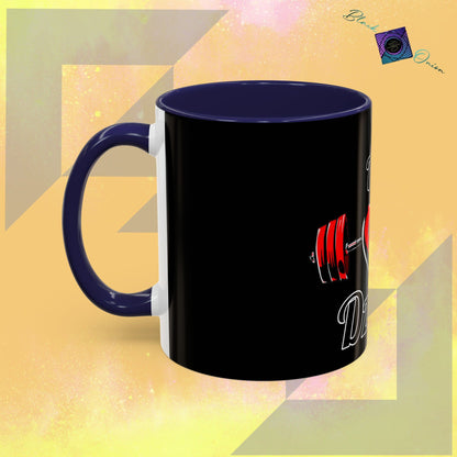BlackOnion Coffee Mug - 11oz with Workout Motif ‘ÁjjLávDzsi’🔥💪🫵