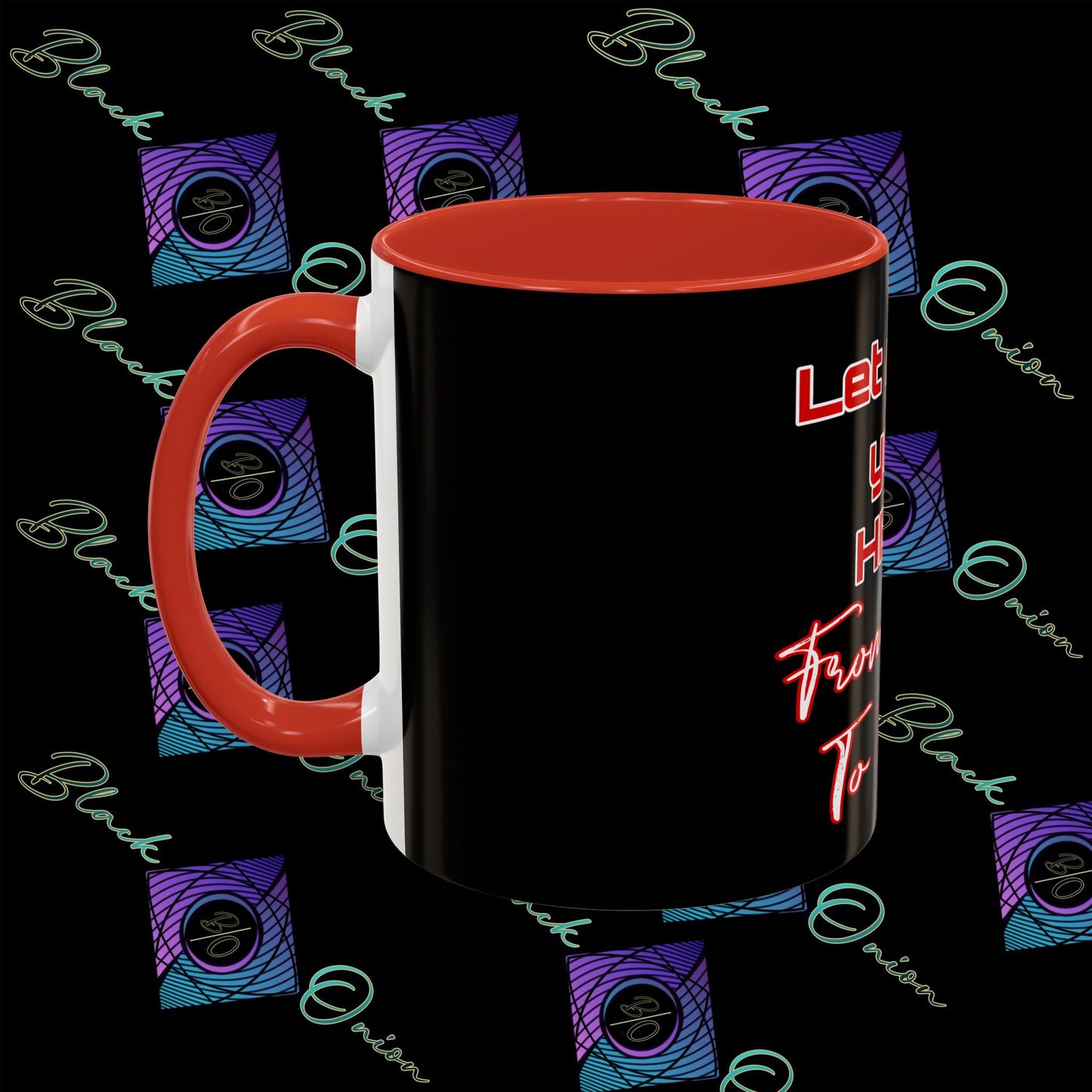 BlackOnion Coffee Mug Serial 2 with Workout Motif ‘Let me be your Hero’🫵🔥💪