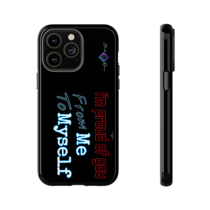 BlackOnion Brand New Phone Case - with Motivational Workout Motif’I’m proud of you ‘💪🔥🫵