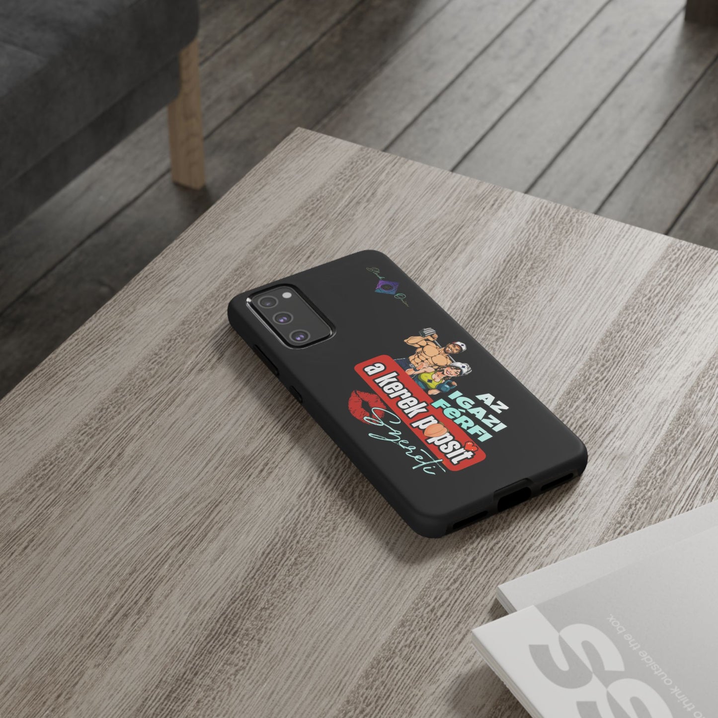 BlackOnion Brand New Phone Case - with Motivational Workout Motif ‘Az igazi férfi ‘💪🔥🫵