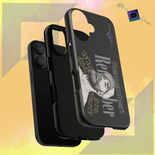 BlackOnion Brand New Phone Case - with Motivational Workout Motif’Remember ‘💪🔥🫵