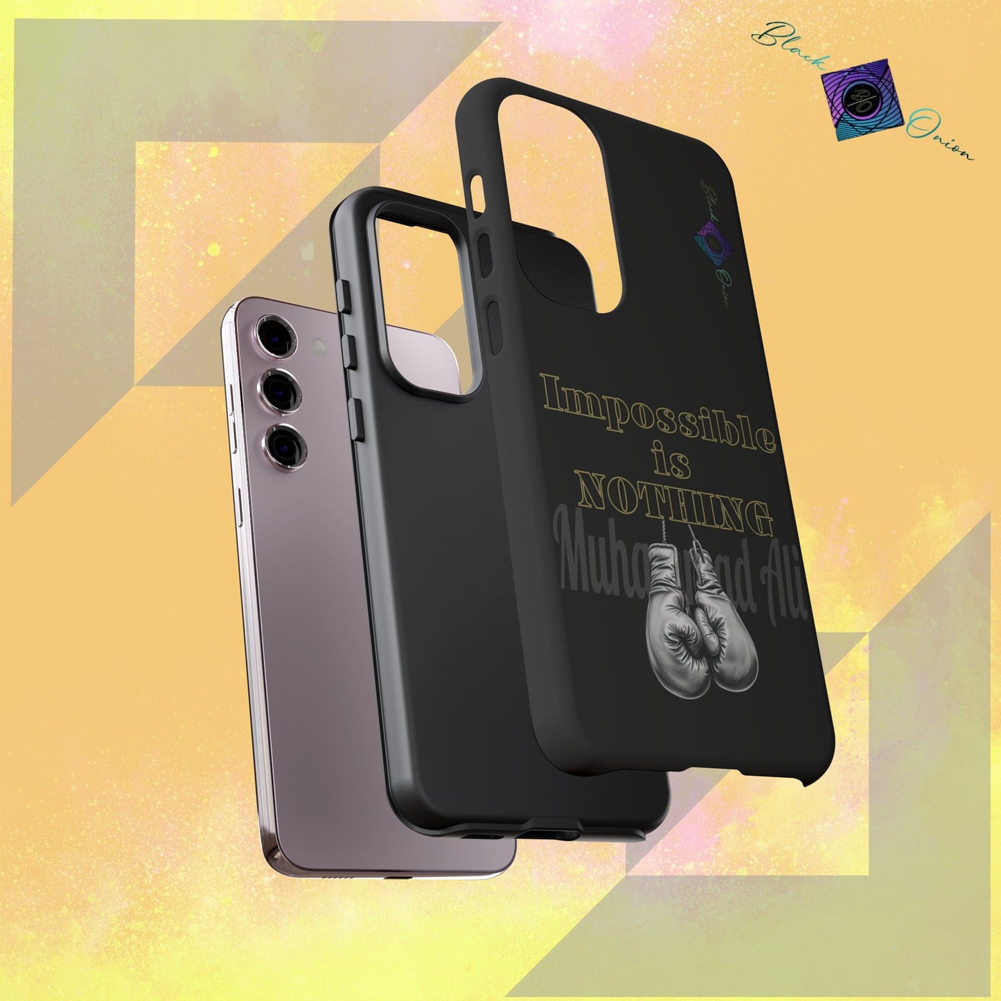 BlackOnion Brand New Phone Case - with Motivational Workout Motif ’Impossible ‘💪🔥🫵