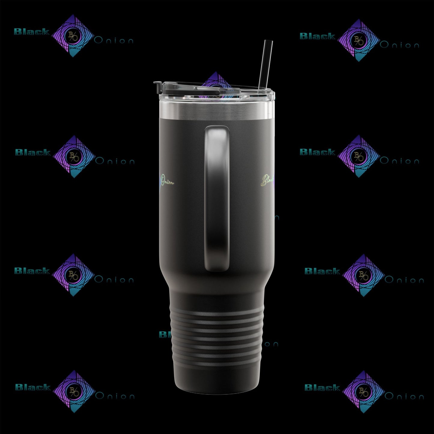 BlackOnion Travel Mug - 40oz with Straw