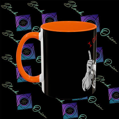 BlackOnion Coffee Mug - 11oz with Workout Motif ‘I Can Do It ’🔥💪🫵