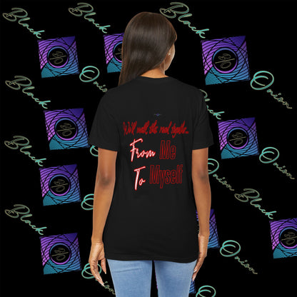 BlackOnion 'From Me ,To Myself' T-Shirt with Workout Motif V4💪🔥