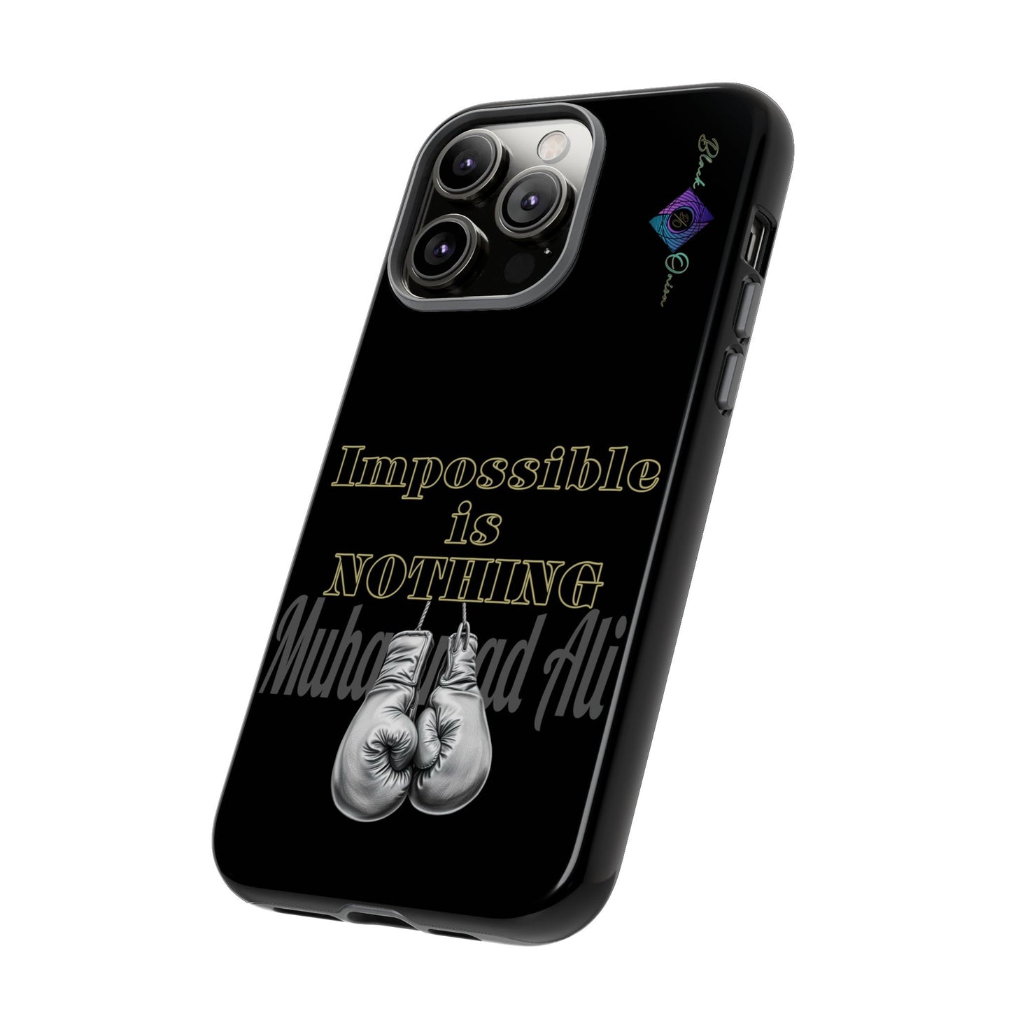 BlackOnion Brand New Phone Case - with Motivational Workout Motif ’Impossible ‘💪🔥🫵