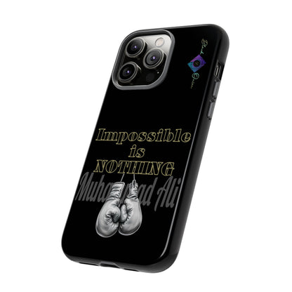 BlackOnion Brand New Phone Case - with Motivational Workout Motif ’Impossible ‘💪🔥🫵