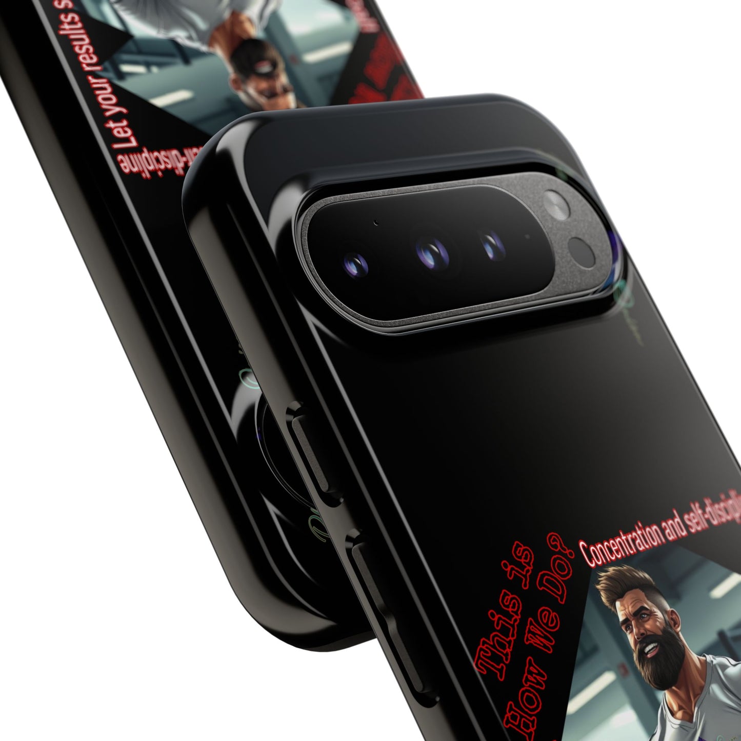 BlackOnion Brand New Phone Case - with Motivational Workout Motif’Unstoppable ‘💪🔥🫵