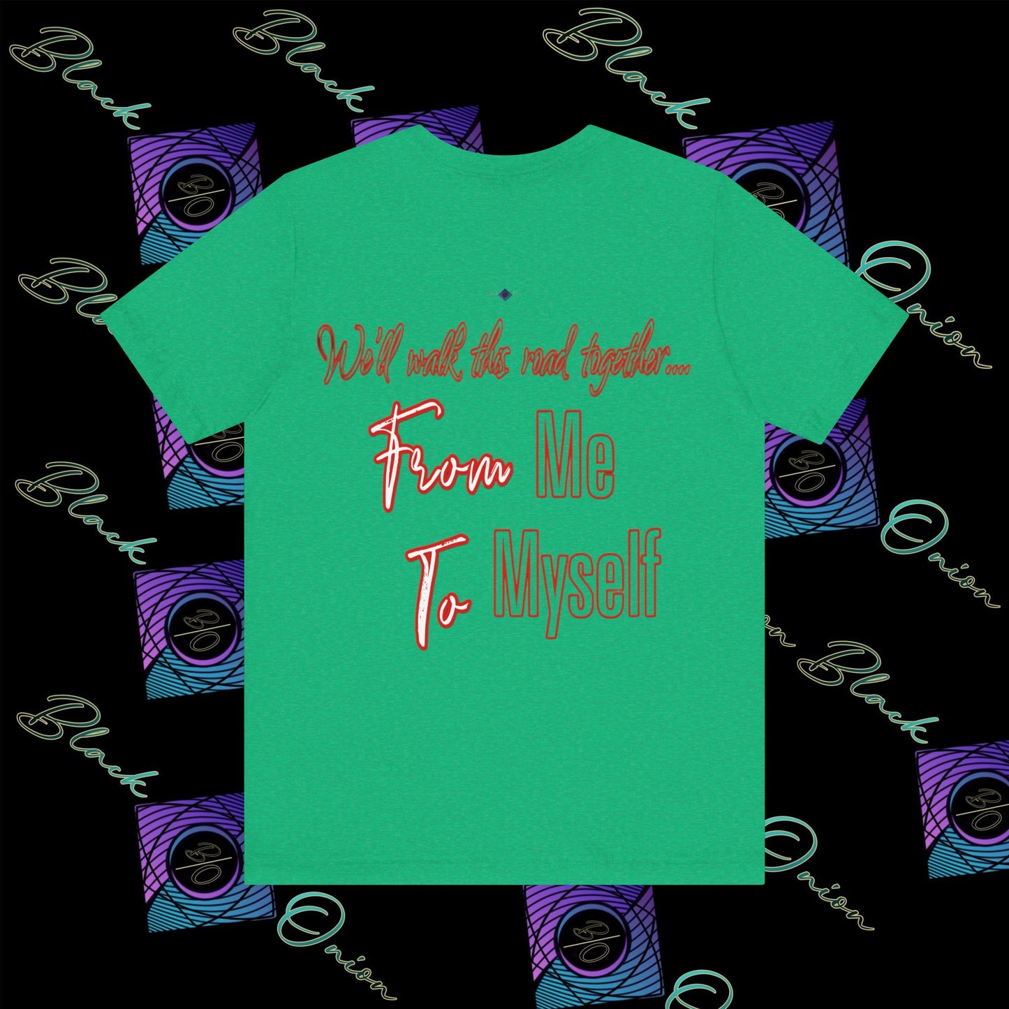 BlackOnion 'From Me ,To Myself' T-Shirt with Workout Motif V2 💪🔥