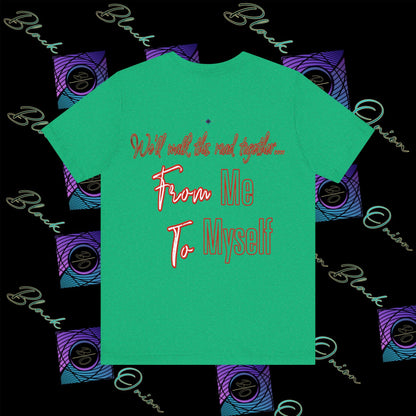 BlackOnion 'From Me ,To Myself' T-Shirt with Workout Motif V2 💪🔥