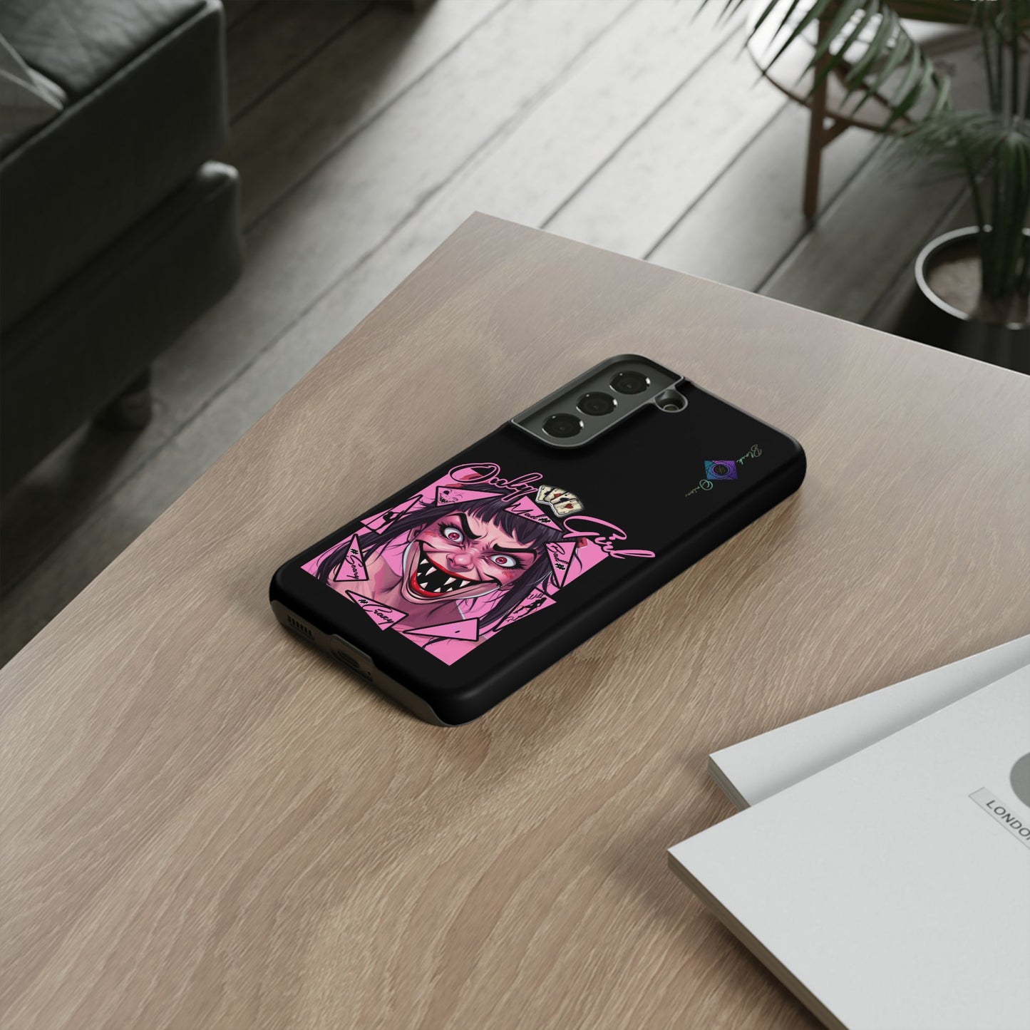 BlackOnion Brand New Phone Case - with Motivational Workout Motif’ Mad Girl💋🌸 ‘🔥🫵