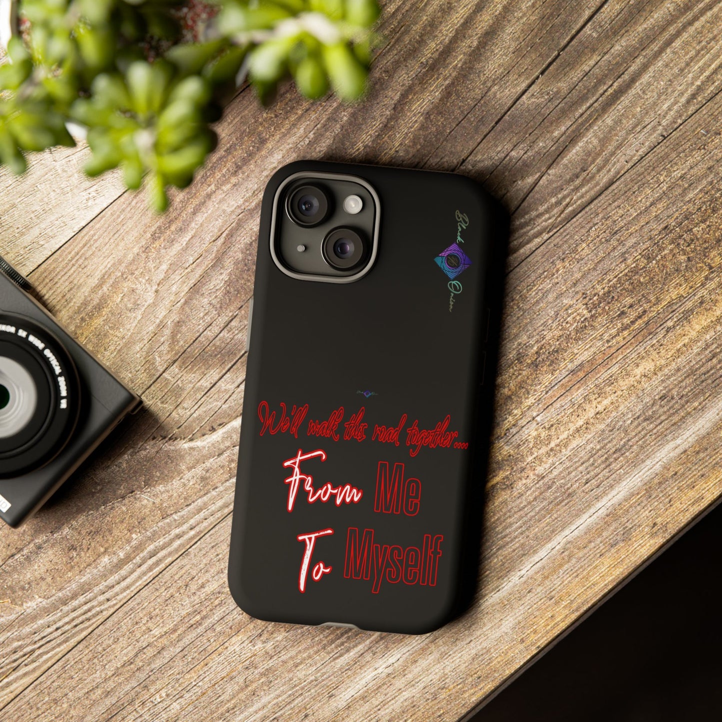 BlackOnion Brand New Phone Case - with Motivational Workout Motif’We’ll walk ‘💪🔥🫵