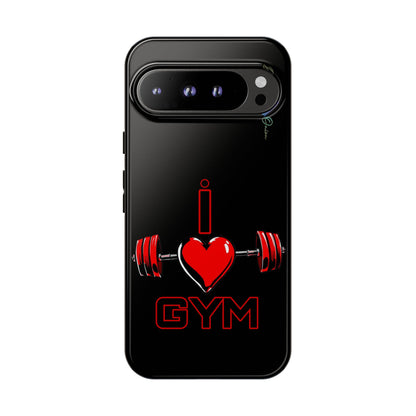 BlackOnion Brand New Phone Case - with Motivational Workout Motif’I Love Gym ‘💪🔥🫵