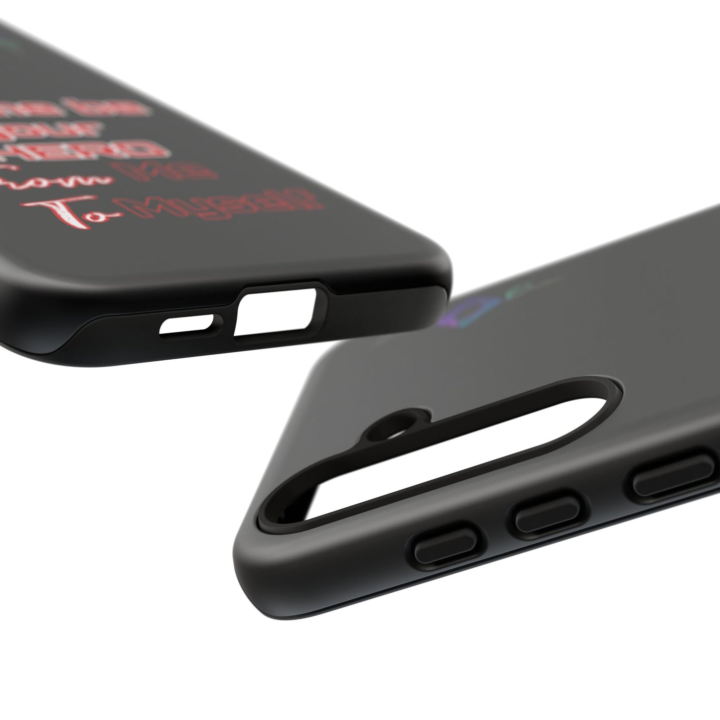 BlackOnion Brand New Phone Case - with Motivational Workout Motif’Let me be your Hero ‘💪🔥🫵