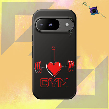 BlackOnion Brand New Phone Case - with Motivational Workout Motif’I Love Gym ‘💪🔥🫵
