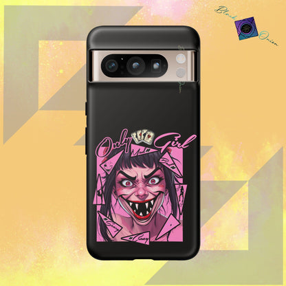 BlackOnion Brand New Phone Case - with Motivational Workout Motif’ Mad Girl💋🌸 ‘🔥🫵