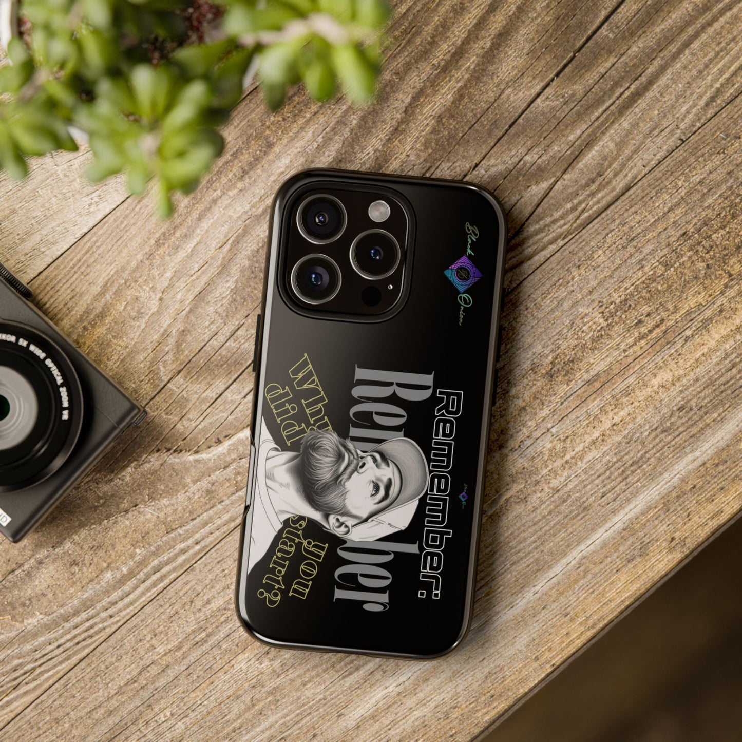 BlackOnion Brand New Phone Case - with Motivational Workout Motif’Remember ‘💪🔥🫵