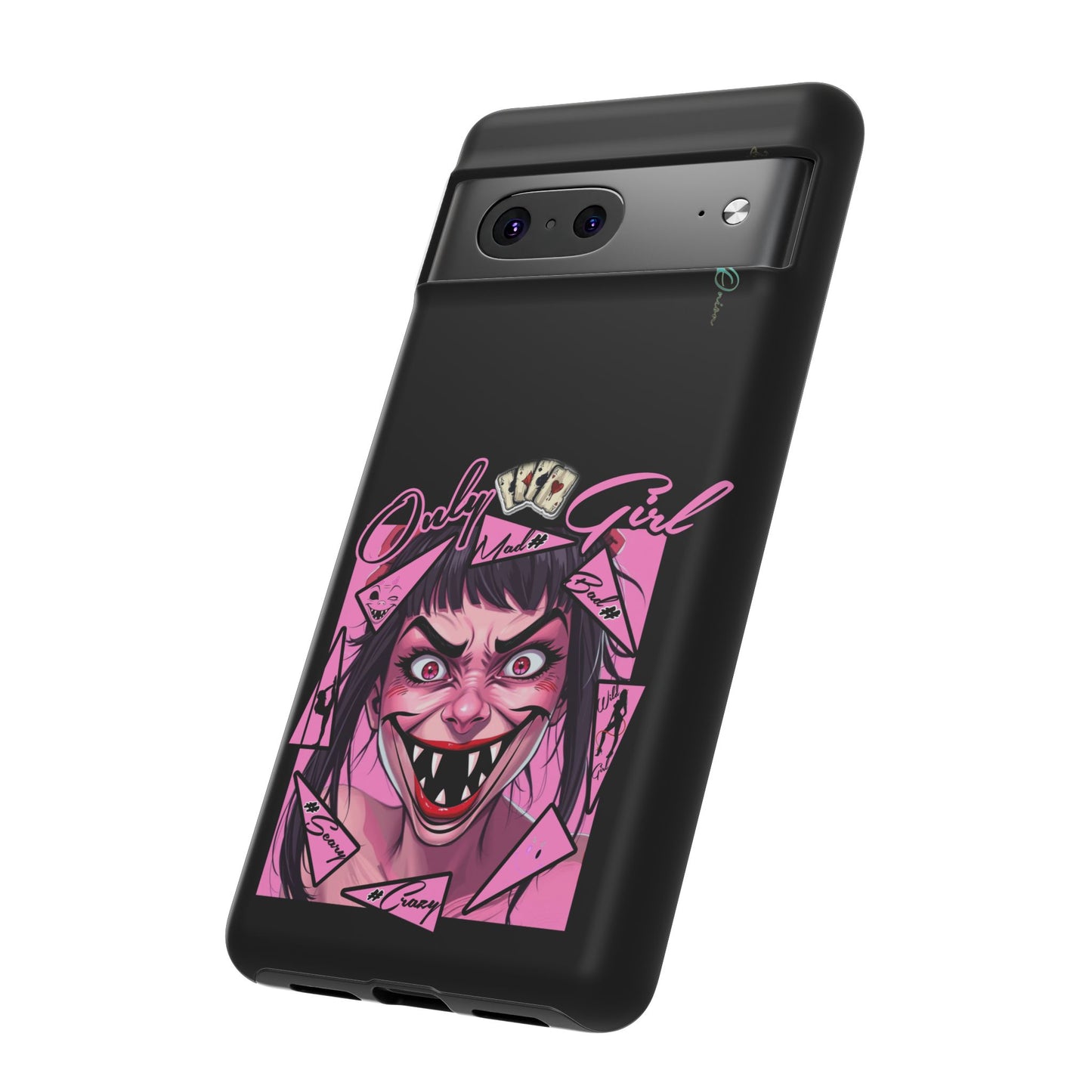 BlackOnion Brand New Phone Case - with Motivational Workout Motif’ Mad Girl💋🌸 ‘🔥🫵
