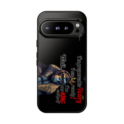 BlackOnion Brand New Phone Case - with Motivational Workout Motif’Victory 👑‘💪🔥🫵