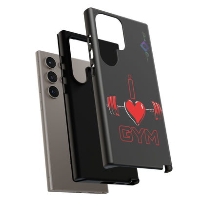 BlackOnion Brand New Phone Case - with Motivational Workout Motif’I Love Gym ‘💪🔥🫵