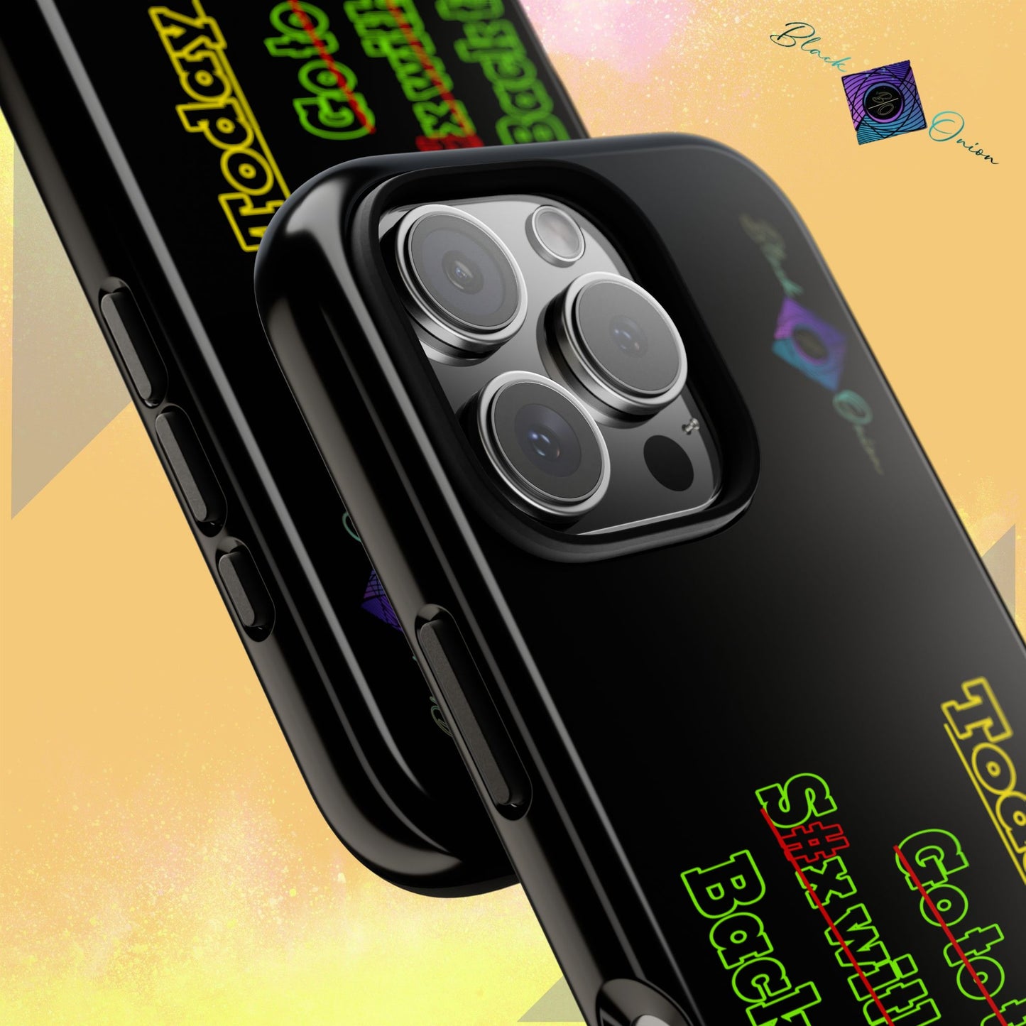 BlackOnion Brand New Phone Case - with Motivational Workout Motif’Today To Do List V2 ‘💪🔥🫵