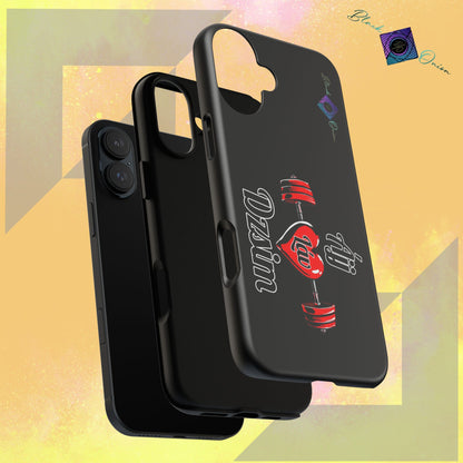 BlackOnion Brand New Phone Case - with Motivational Workout Motif’Ájj Láv Dzsim ‘💪🔥🫵