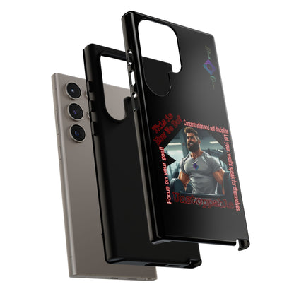 BlackOnion Brand New Phone Case - with Motivational Workout Motif’Unstoppable ‘💪🔥🫵
