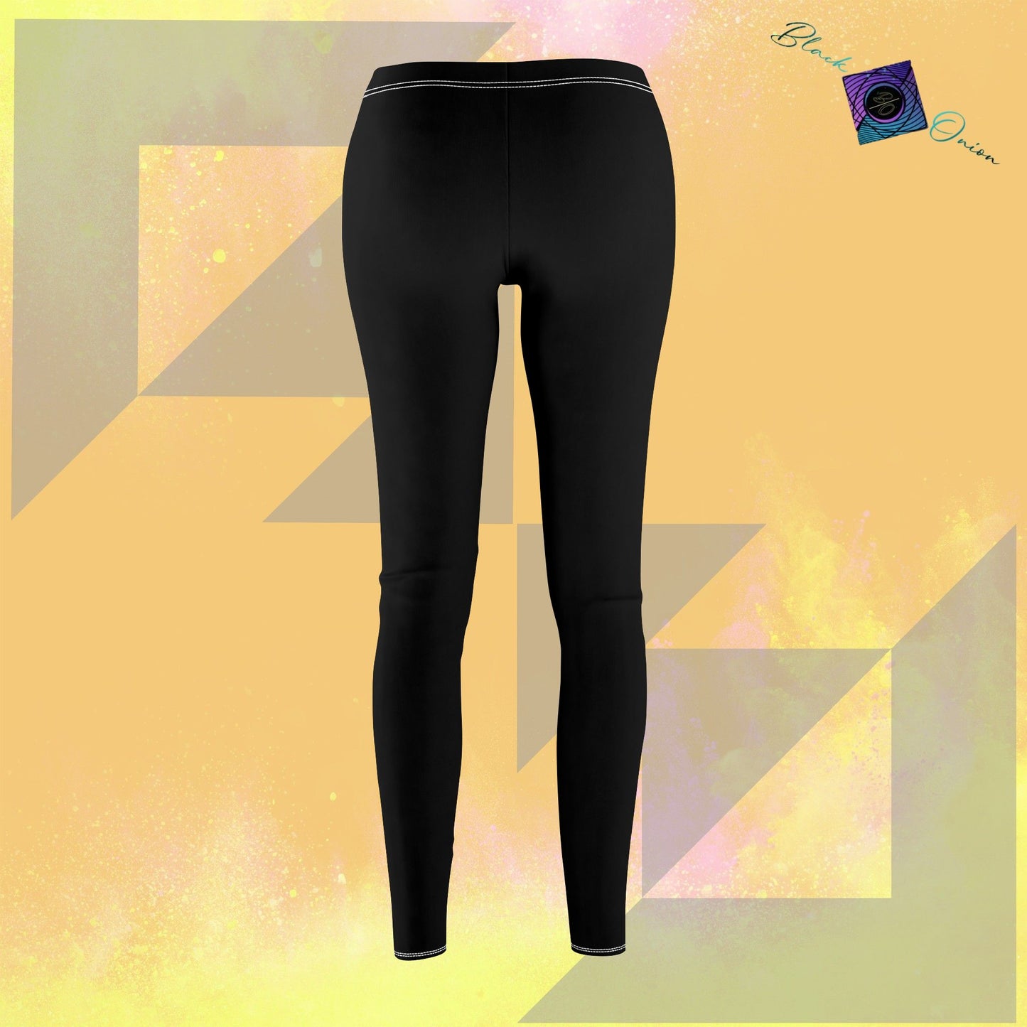 BlackOnion Stylish Women's Mid-rise Casual Leggings 🌸💋❤️