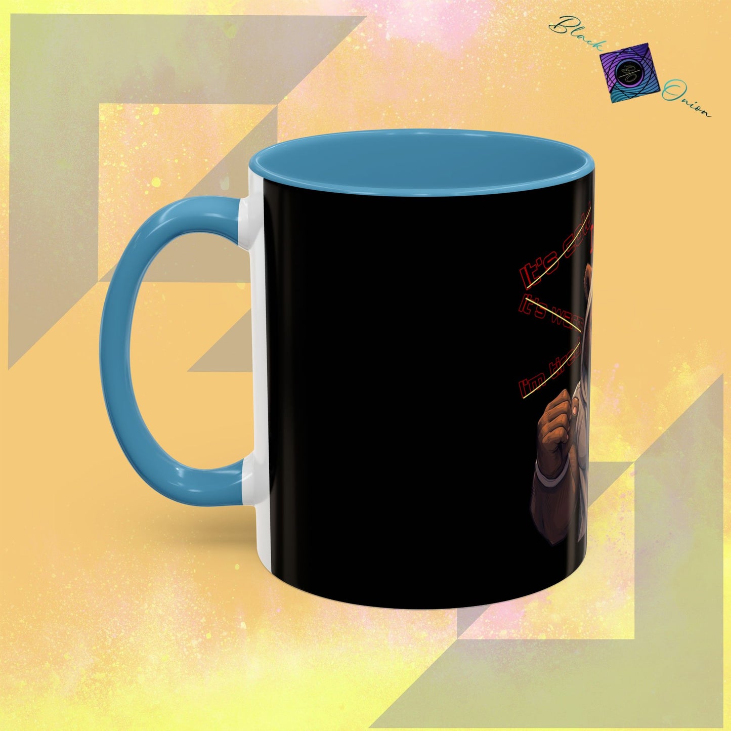 BlackOnion Coffee Mug - 11oz with Workout Motif ‘Mike 13’🔥💪🫵