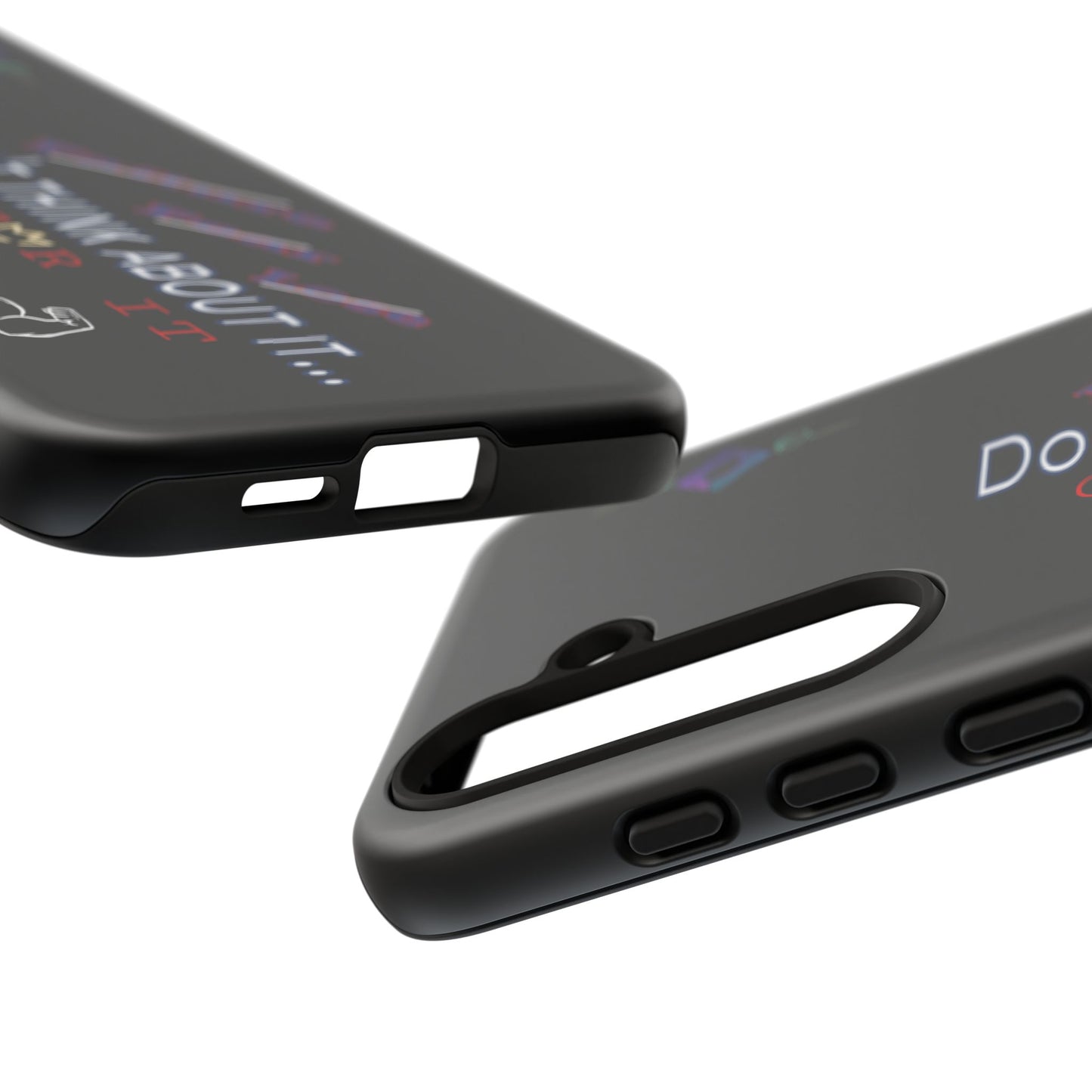 BlackOnion Brand New Phone Case - with Motivational Workout Motif’Don’t think ‘💪🔥🫵