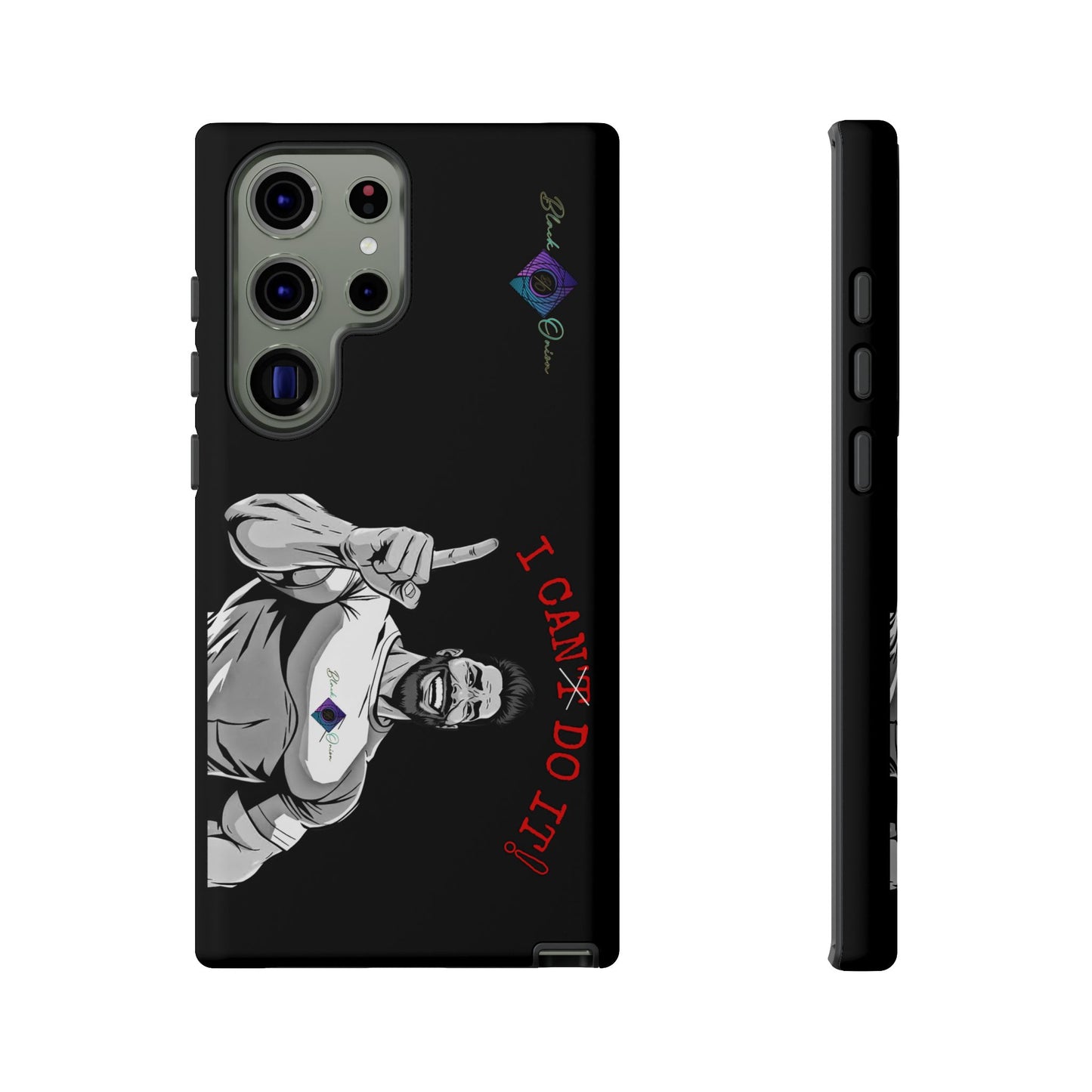 BlackOnion Brand New Phone Case - with Motivational Workout Motif’I Can Do It ‘💪🔥🫵