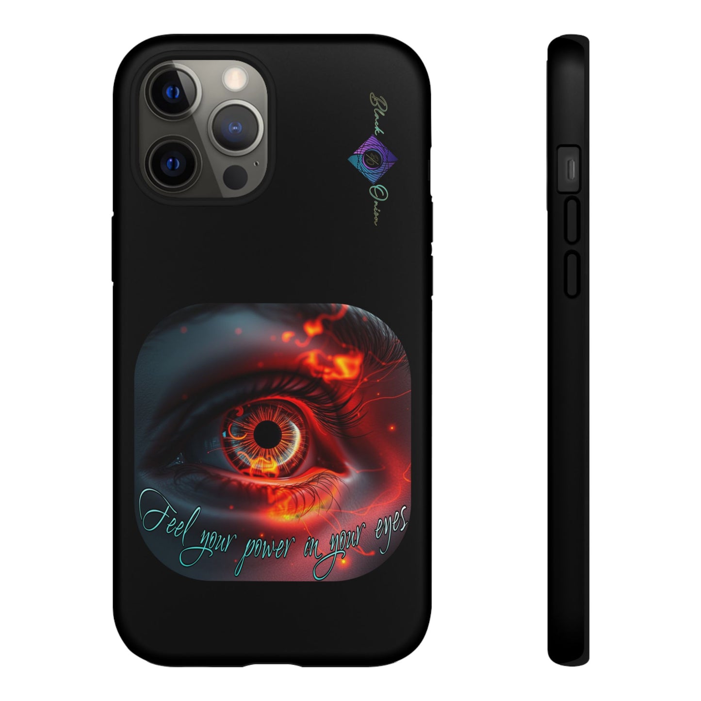 BlackOnion Brand New Phone Case - with Motivational Workout Motif ’Feel your power  ‘💪🔥🫵