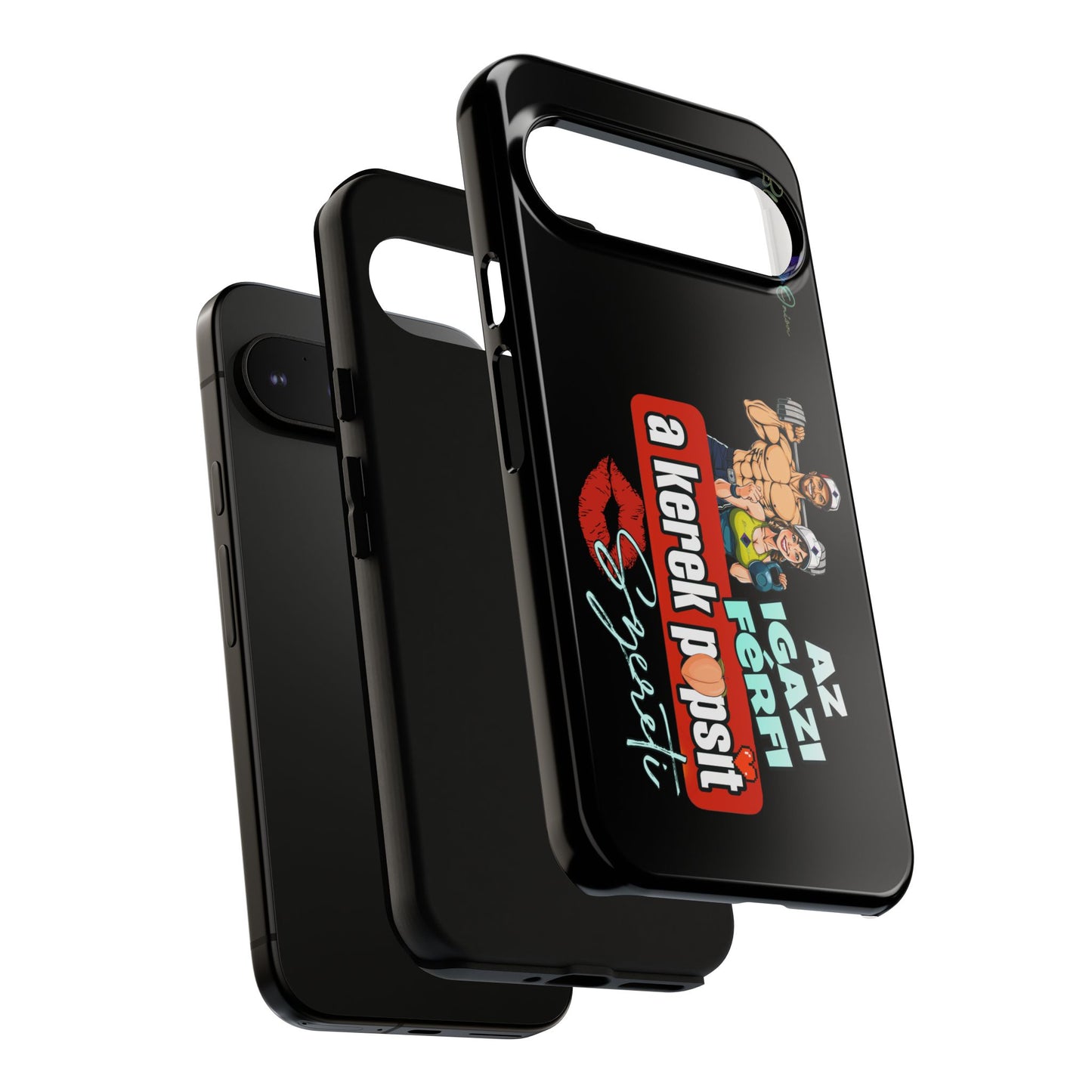 BlackOnion Brand New Phone Case - with Motivational Workout Motif ‘Az igazi férfi ‘💪🔥🫵