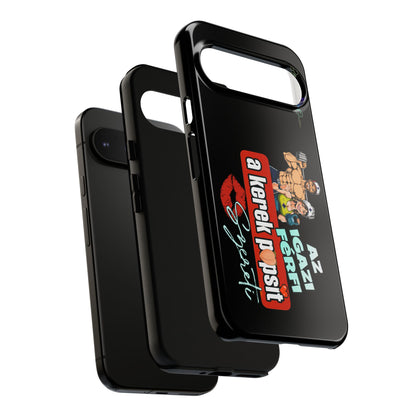 BlackOnion Brand New Phone Case - with Motivational Workout Motif ‘Az igazi férfi ‘💪🔥🫵