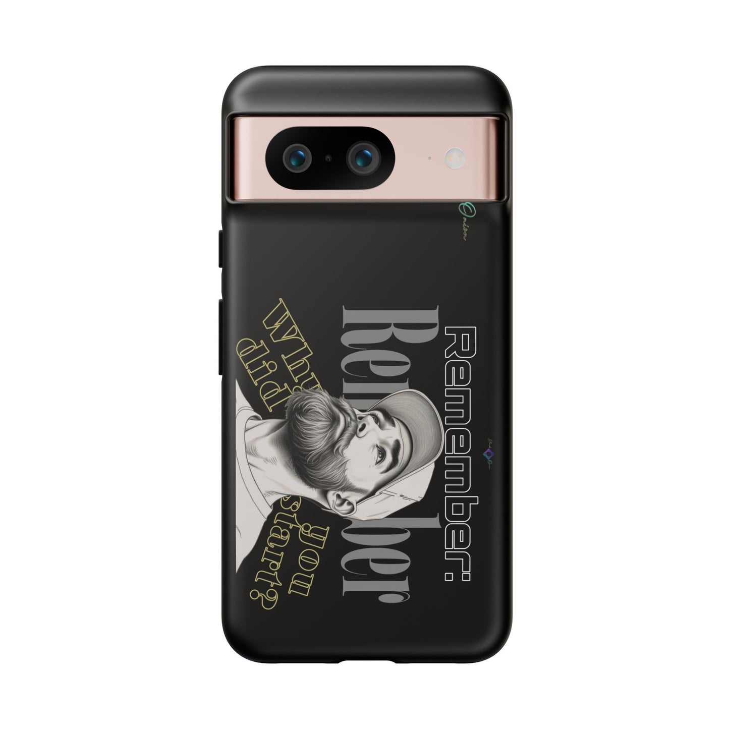 BlackOnion Brand New Phone Case - with Motivational Workout Motif’Remember ‘💪🔥🫵