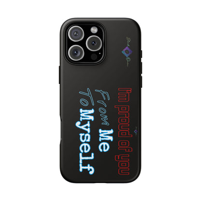BlackOnion Brand New Phone Case - with Motivational Workout Motif’I’m proud of you ‘💪🔥🫵