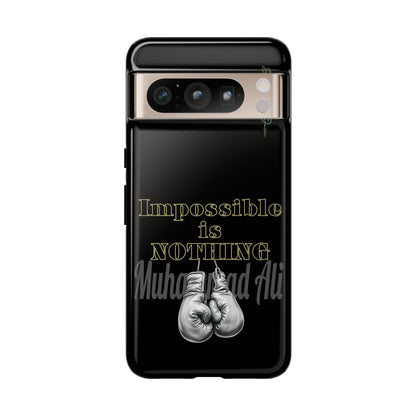 BlackOnion Brand New Phone Case - with Motivational Workout Motif ’Impossible ‘💪🔥🫵