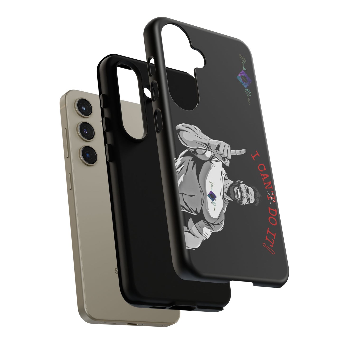 BlackOnion Brand New Phone Case - with Motivational Workout Motif’I Can Do It ‘💪🔥🫵