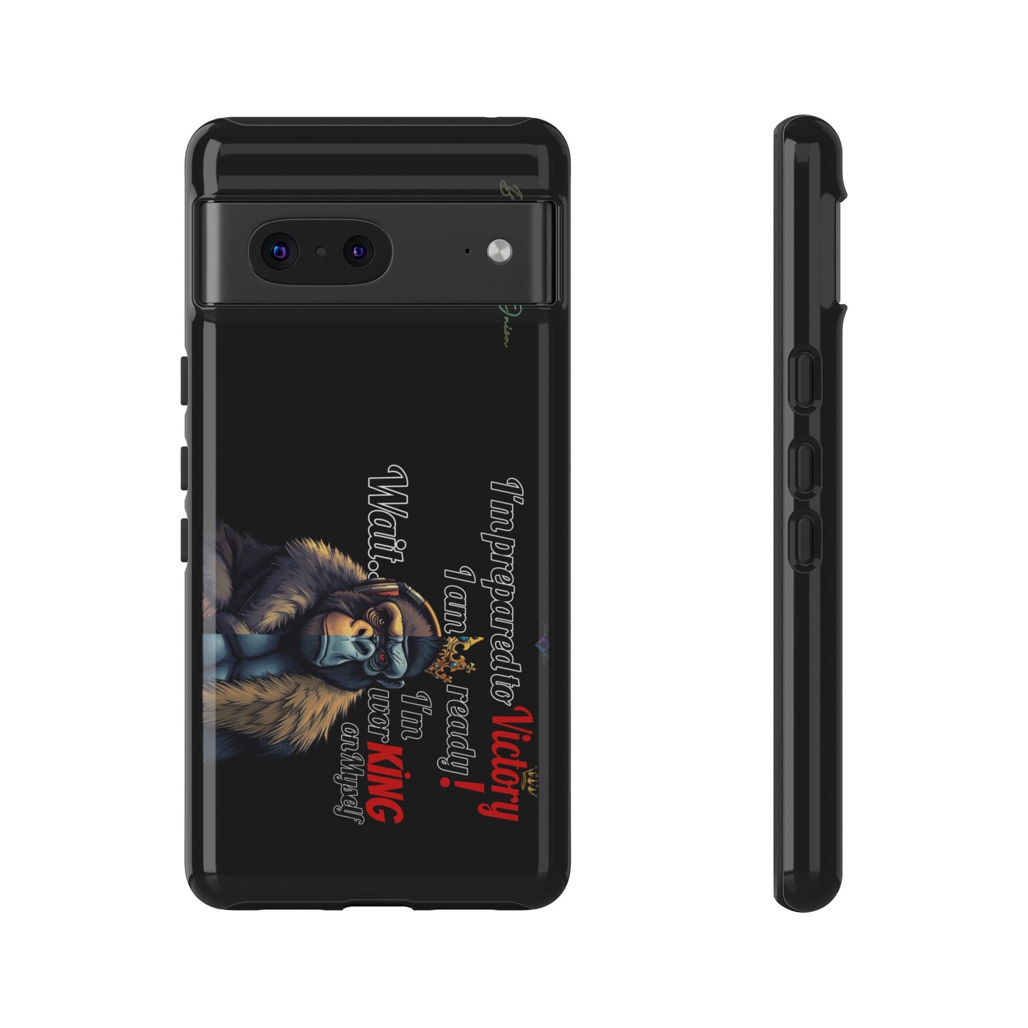 BlackOnion Brand New Phone Case - with Motivational Workout Motif’Victory 👑‘💪🔥🫵